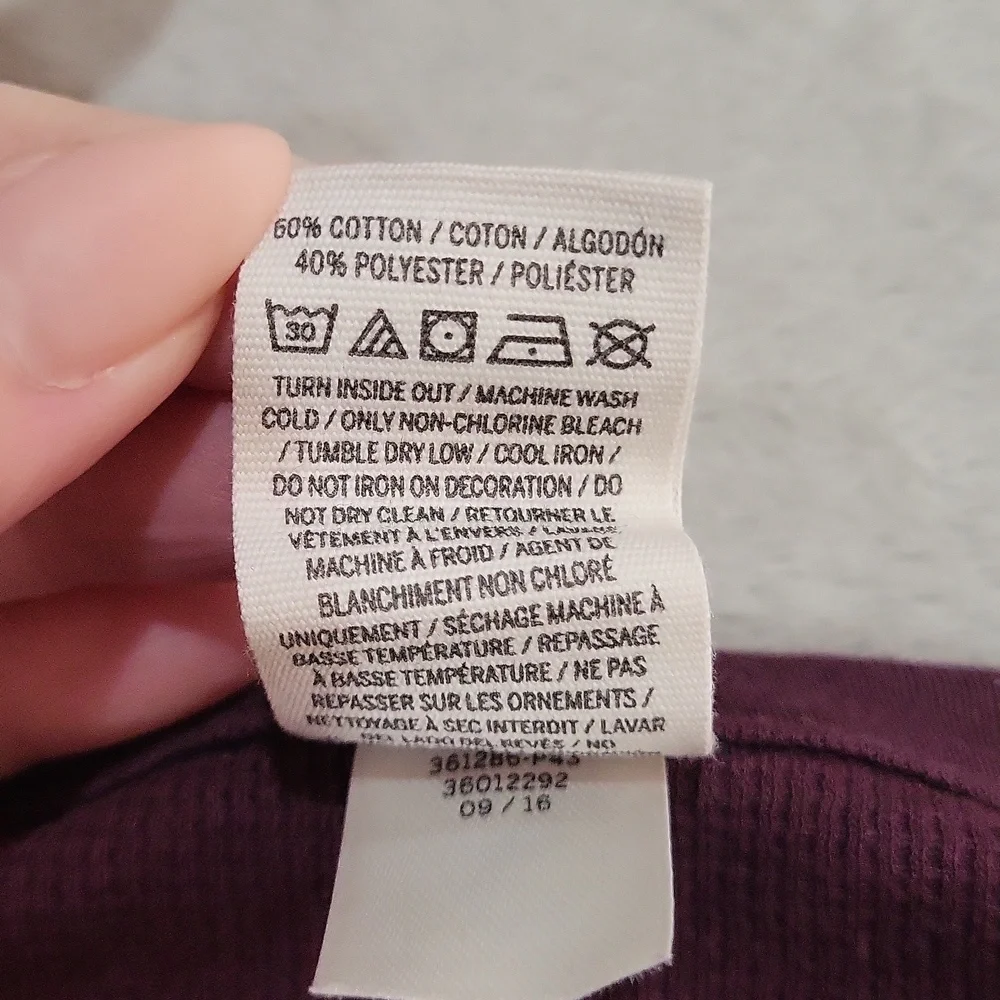 PINK Victoria's Secret Burgundy Pajama Onesie - Picture 6 of 14